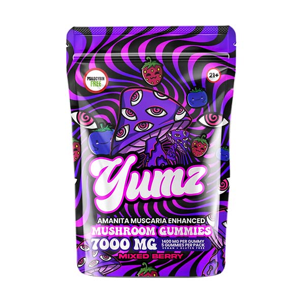 Yumz Amanita Muscaria Mushroom Gummies (7,000mg) Best Price