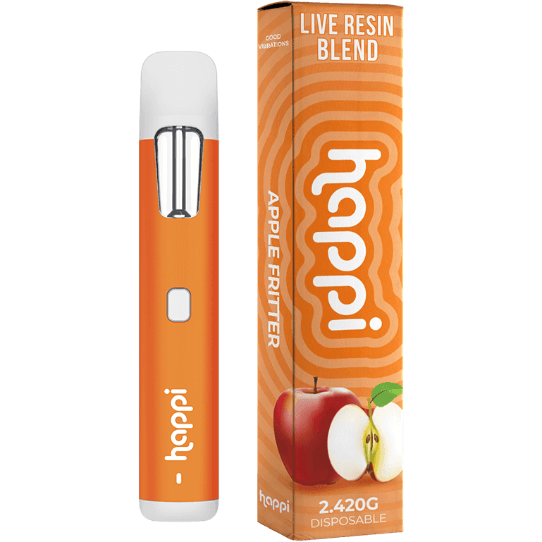 Happi Apple Fritter - 2.4G Disposable Live Resin Blend Best Price