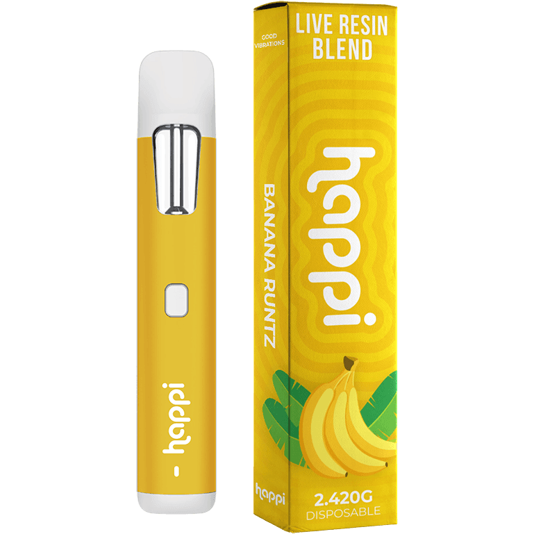 Happi Banana Runtz - 2G Disposable Live Resin Blend Best Price