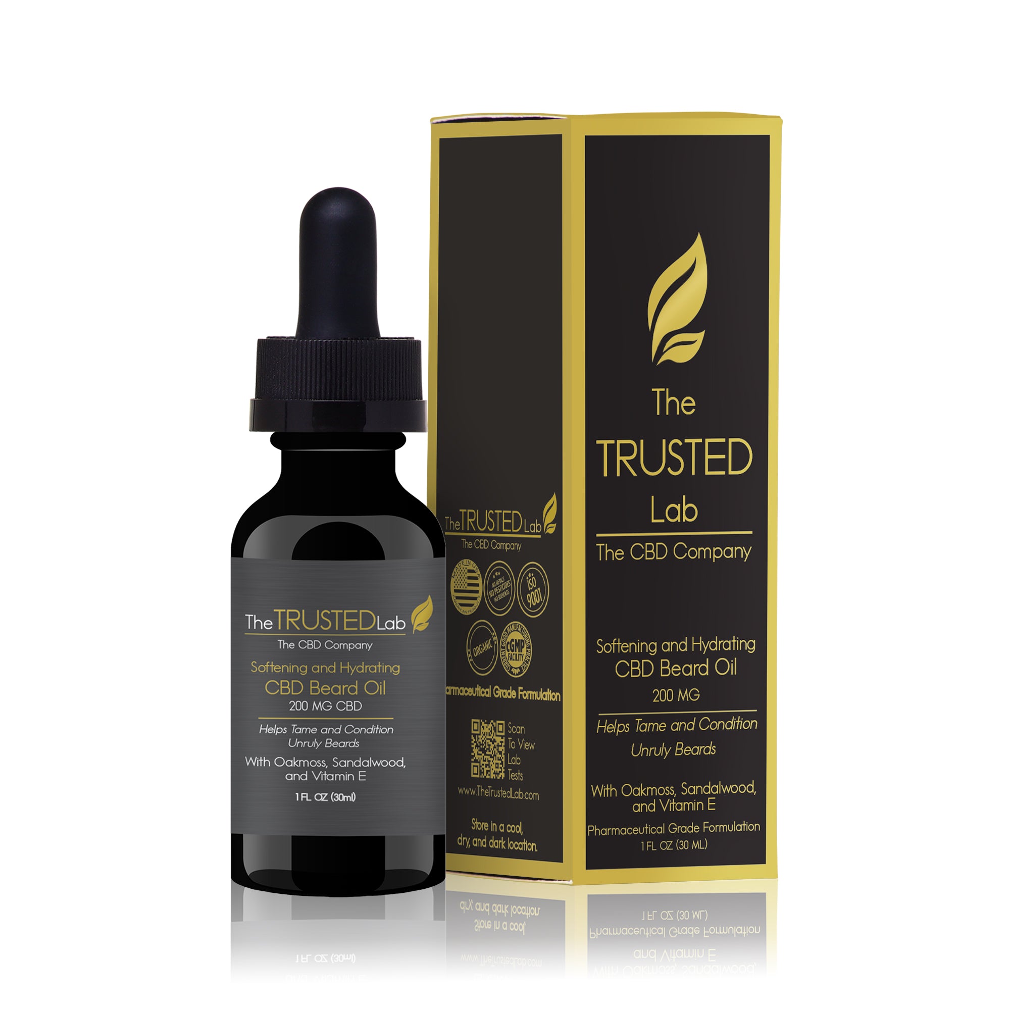 The Trusted Lab Hair, Scalp and Beard Oil with 200 MG CBD (1oz) Best Price