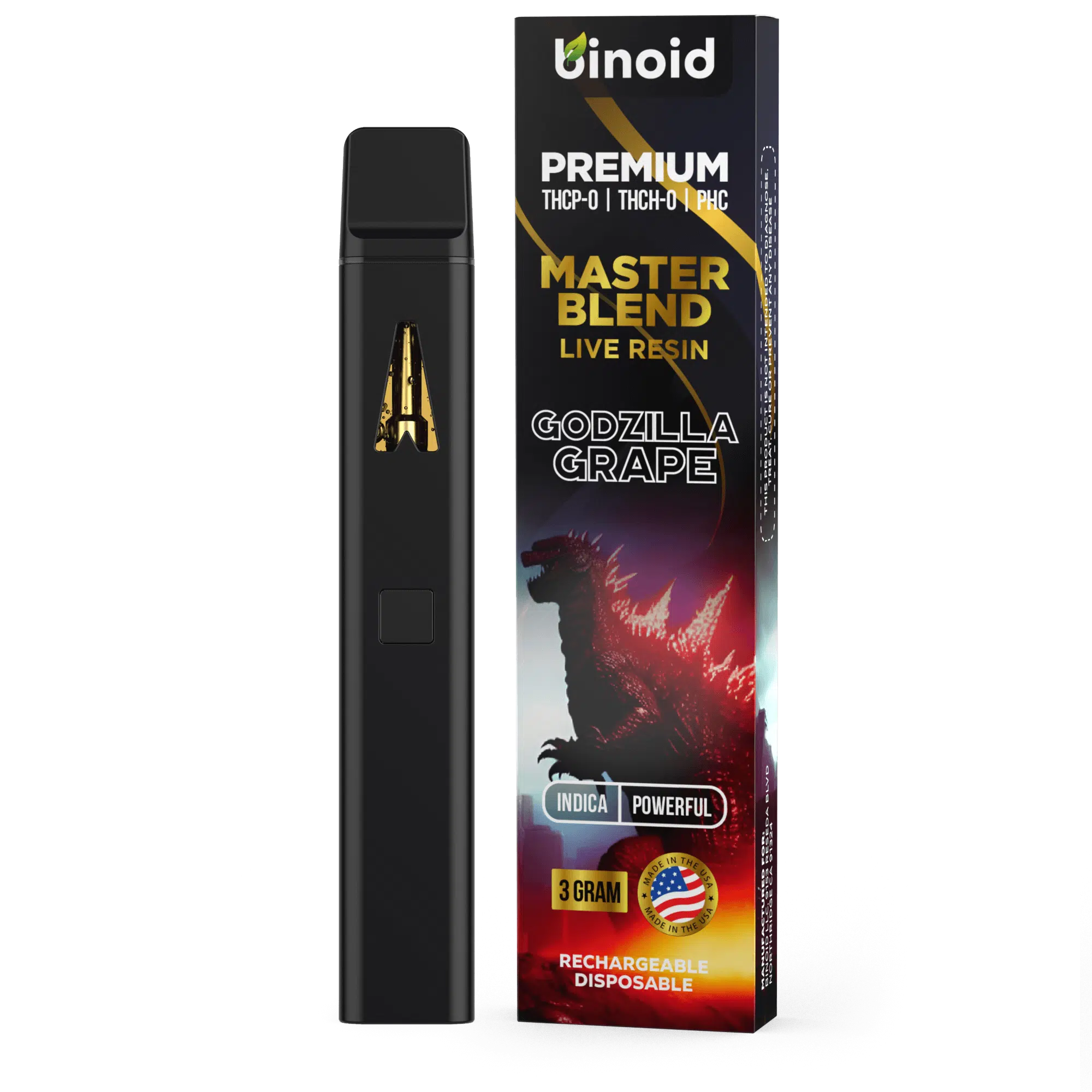Binoid Master Blend Live Resin Disposables (3g) Best Price
