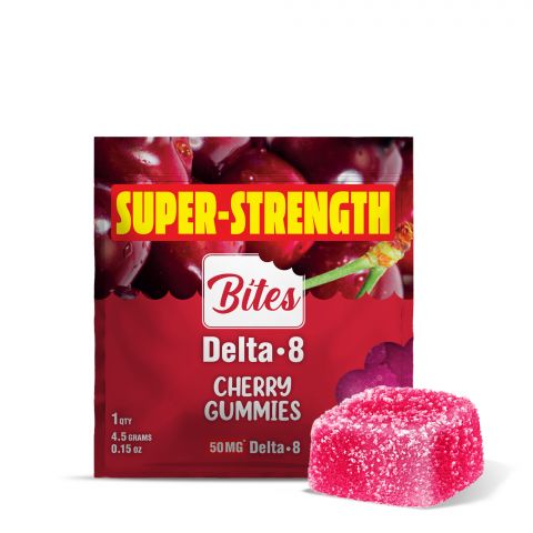 Bites Delta-8 THC Gummy - Cherry - 50MG Best Price