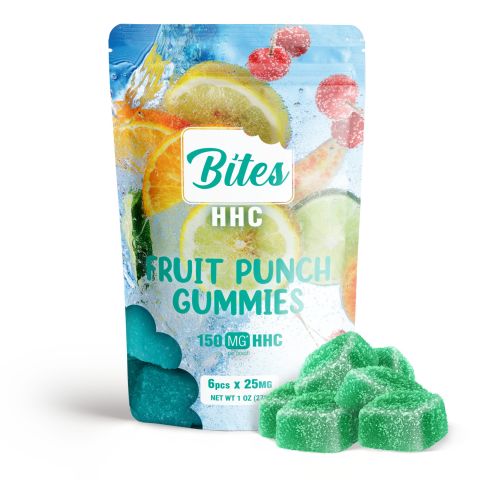 Bites HHC Gummies - Fruit Punch - 150MG Best Price