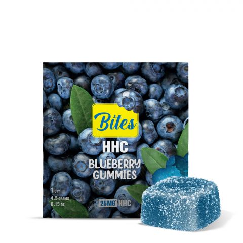 Bites HHC Gummy - Blueberry - 25MG Best Price