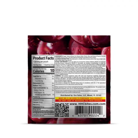 Bites HHC Gummy - Cherry - 25MG Best Price