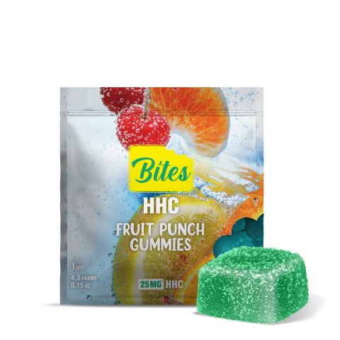 Bites HHC Gummy - Fruit Punch - 25MG Best Price