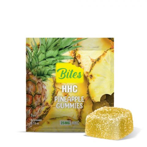 Bites HHC Gummy - Pineapple - 25MG Best Price