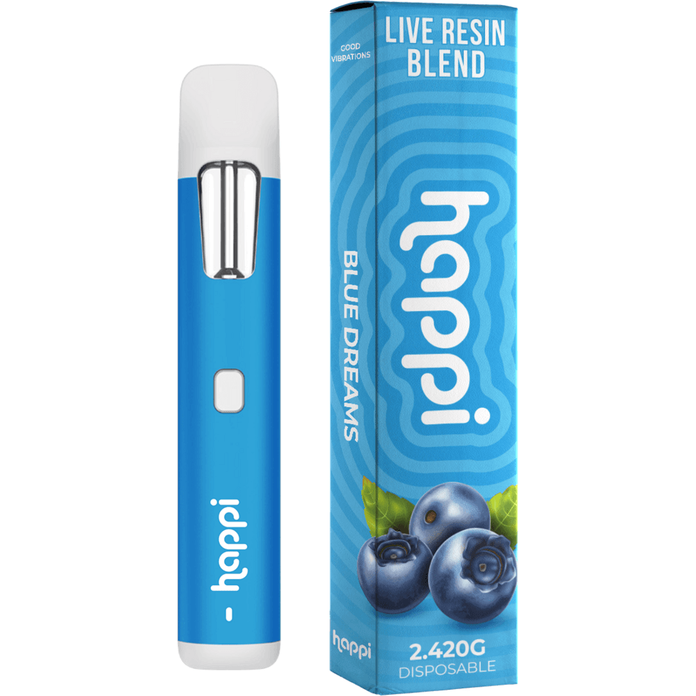 Happi Blue Dreams - 2.4G Disposable Live Resin Blend Best Price