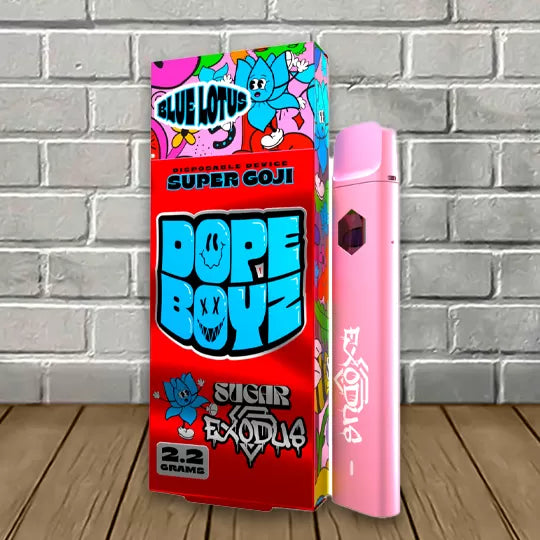 Sugar X Exodus Dope Boyz Blue Lotus Disposable Vape 2.2g Best Price