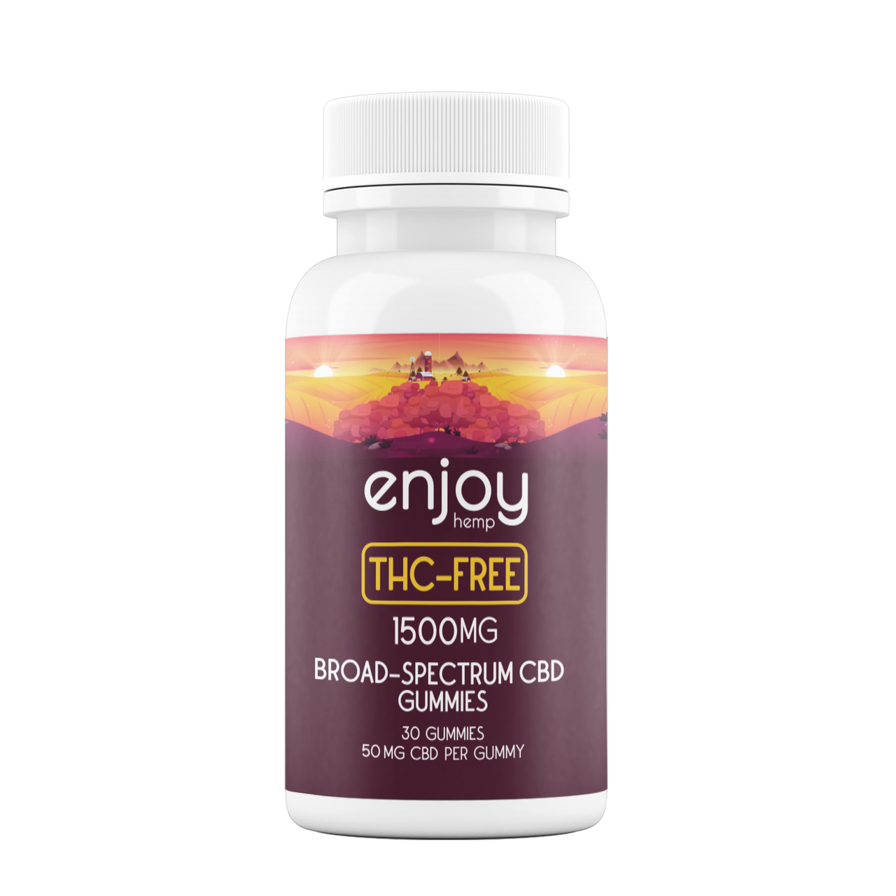 Enjoy Hemp THC-Free CBD Gummies - Broad-Spectrum CBD Best Price