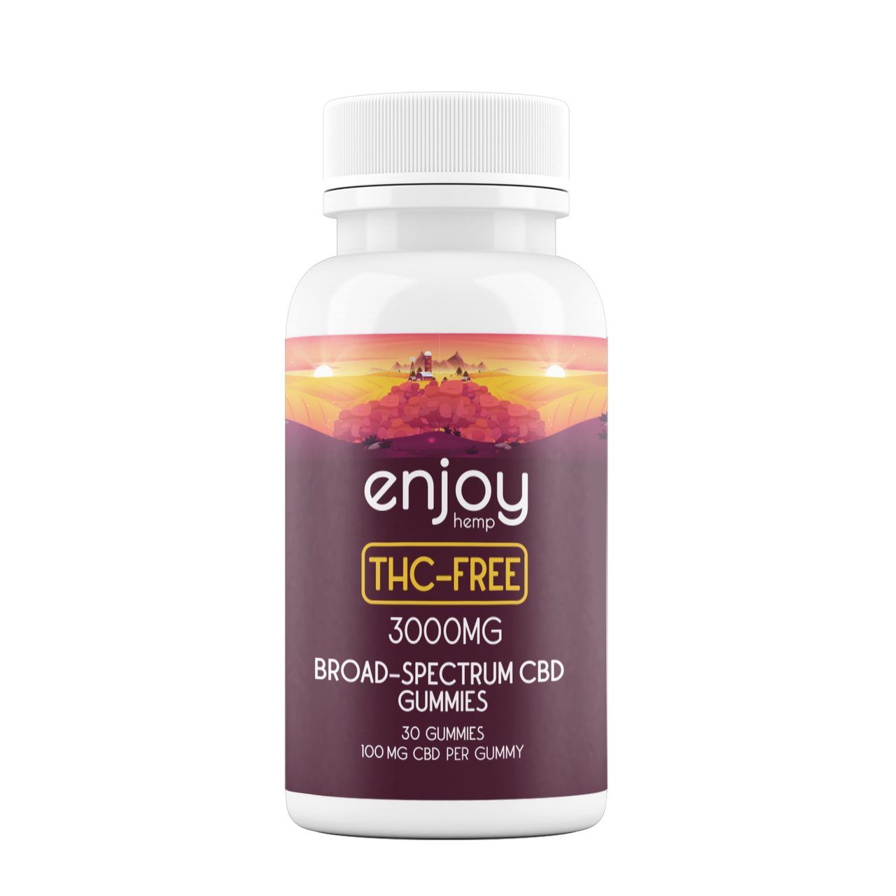 Enjoy Hemp THC-Free CBD Gummies - Broad-Spectrum CBD Best Price