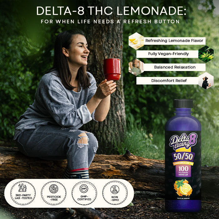 Green Herbal Care Delta-8 THC Lemonade Best Price