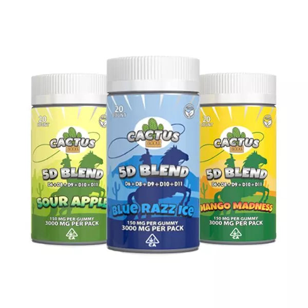 Cactus 5D Blend Gummies 3000mg Best Price