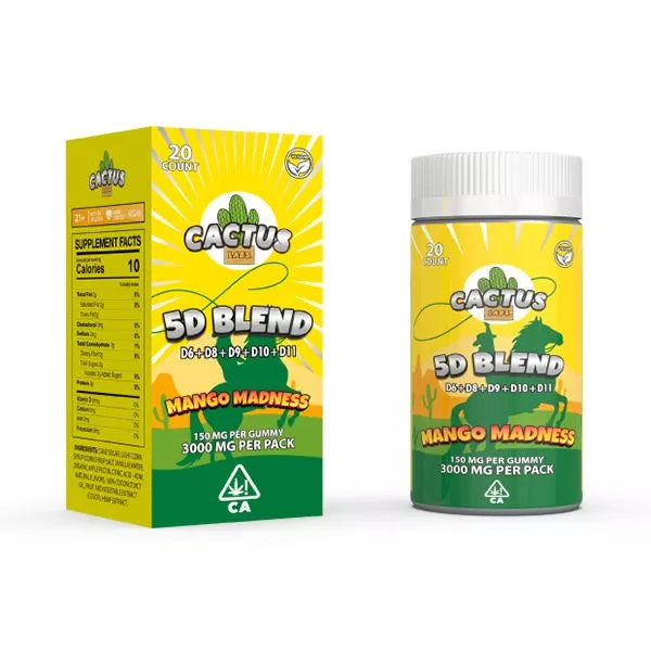 Cactus 5D Blend Gummies 3000mg Best Price