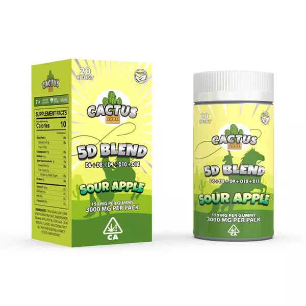 Cactus 5D Blend Gummies 3000mg Best Price