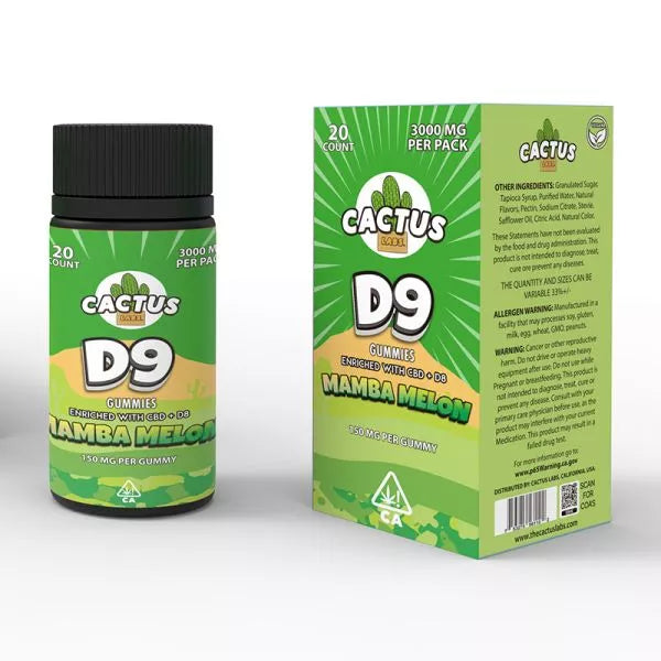 Cactus D9 Gummies 3000mg Best Price