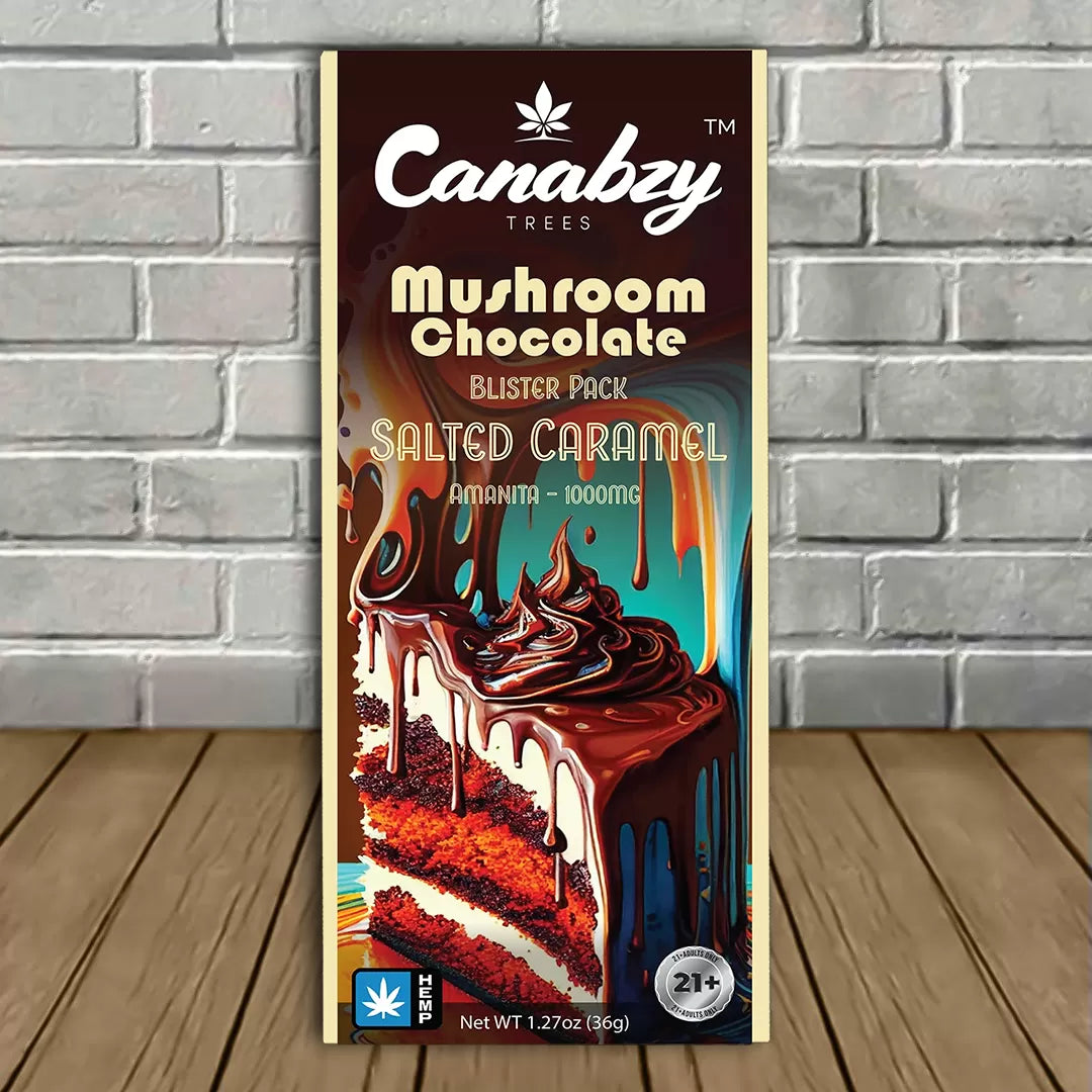 Canabzy Mushroom Chocolate Blister Pack 1000mg Best Price