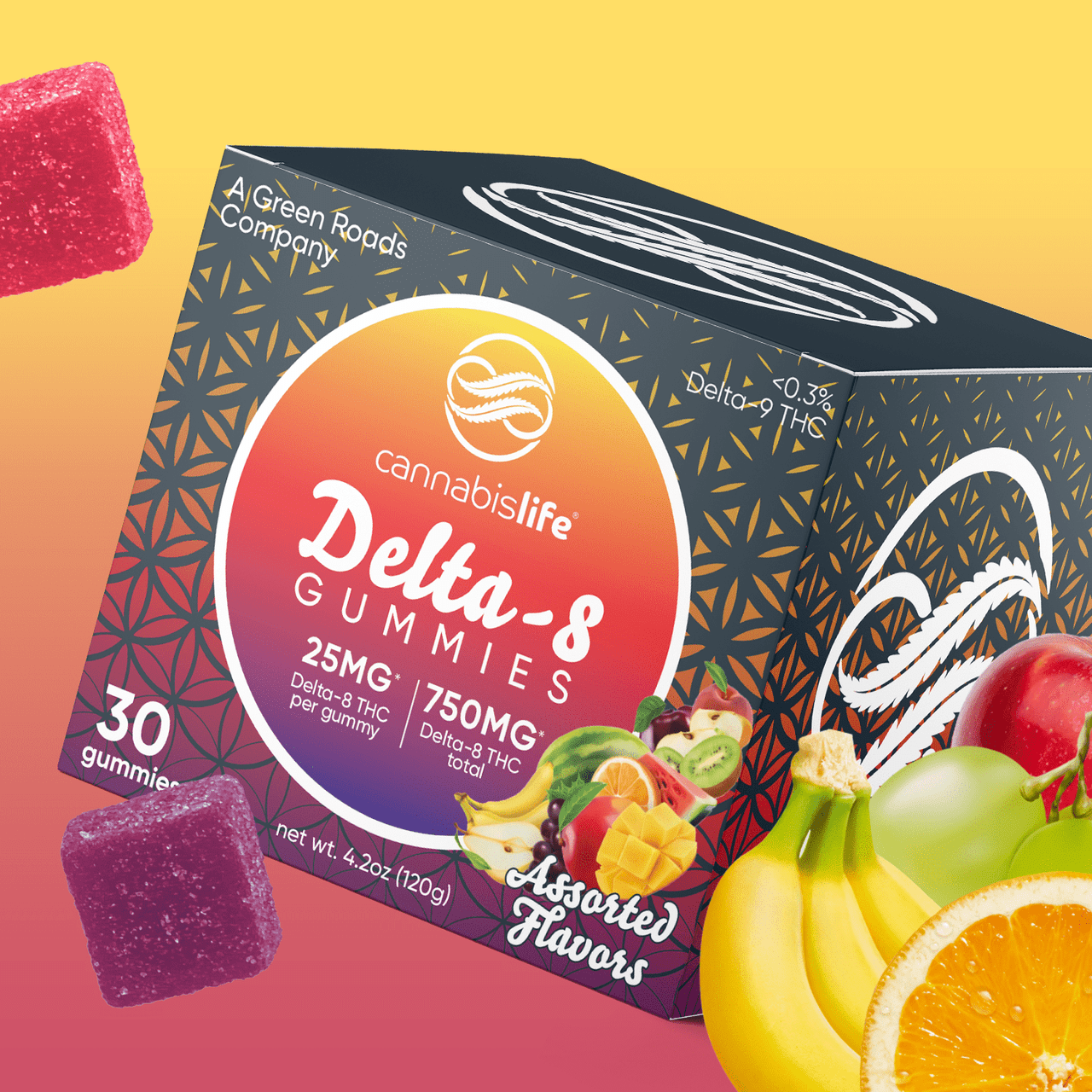 Cannabis Life Assorted Flavors Delta-8 Gummies Best Price