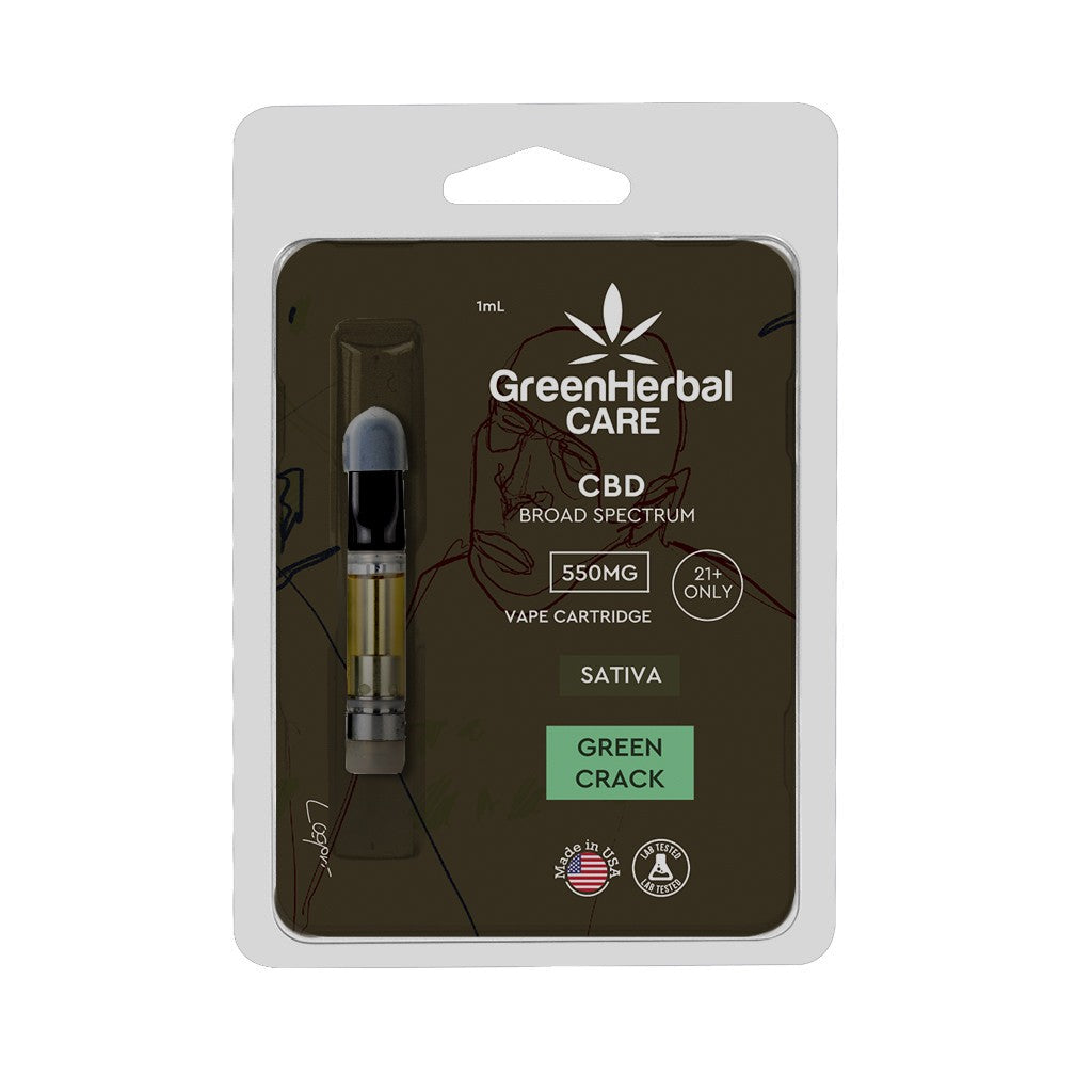 Green Herbal Care GHC CBD Broad Spectrum Vape Cartridge Best Price