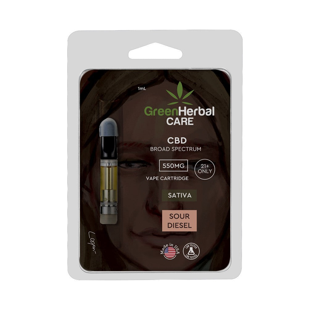 Green Herbal Care GHC CBD Broad Spectrum Vape Cartridge Best Price