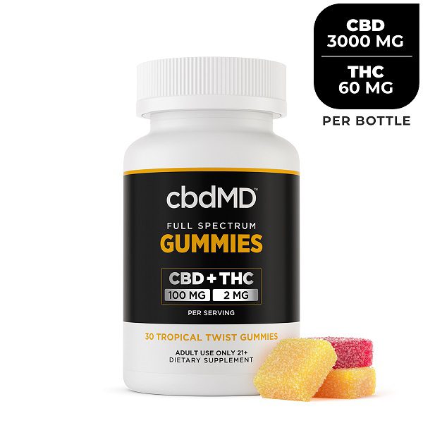 cbdMD Full Spectrum CBD Gummies 1500mg | 3000mg | 30 Count Best Price