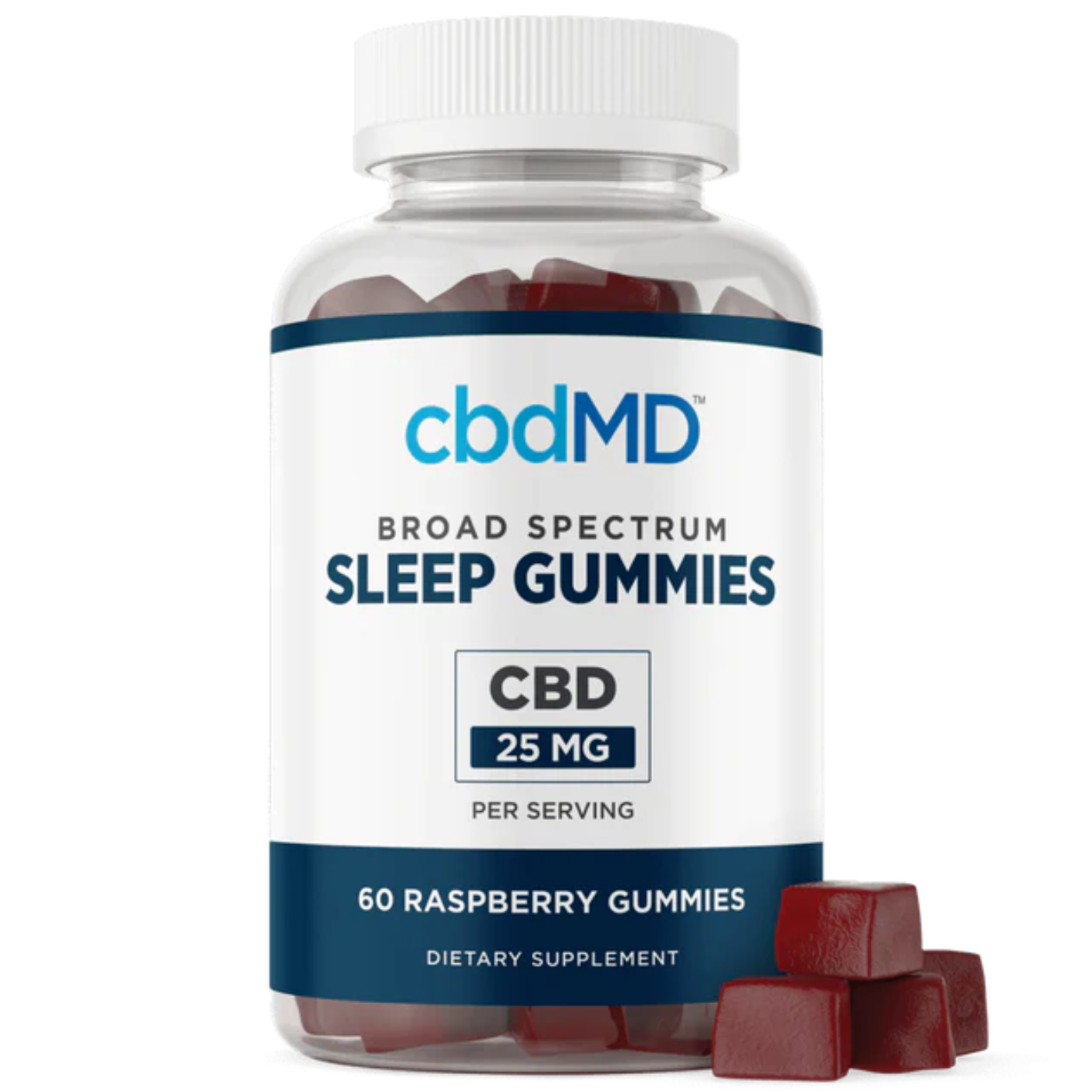 CBDMD | Raspberry Sleep CBD Gummies - 750mg Best Price