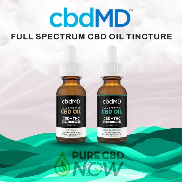 cbdMD Full Spectrum CBD Oil Tincture 30mL Best Price