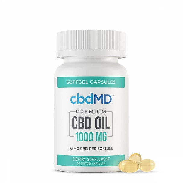 cbdMD CBD Oil Softgel Capsules 15MG-50MG Best Price