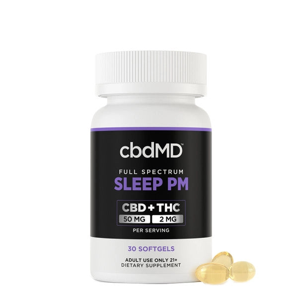 cbdMD CBD:THC SLEEP PM Softgels 52MG Best Price