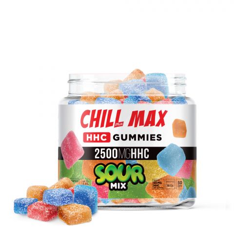 Chill Plus Max HHC THC Gummies Sour Mix 2500MG Best Price