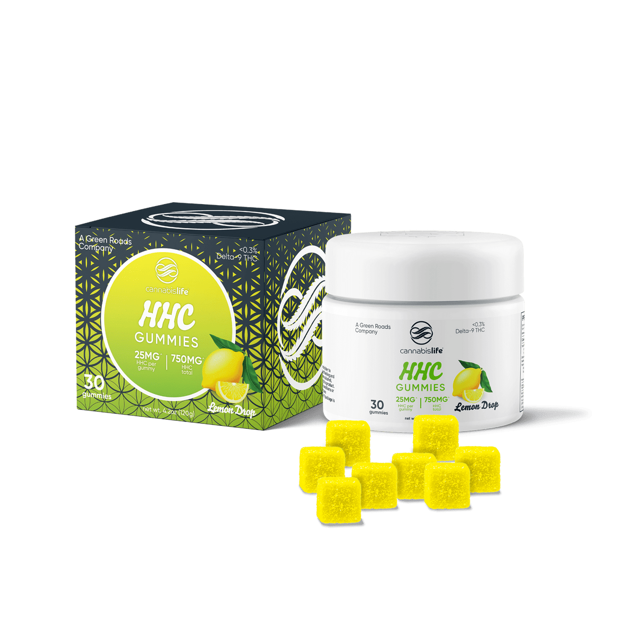 Cannabis Life Lemon Drop HHC Gummies - (30ct) 750mg Best Price