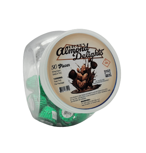 Utoya | Almond Delight Delta 9 THC Dark Chocolate - 120mg Best Price
