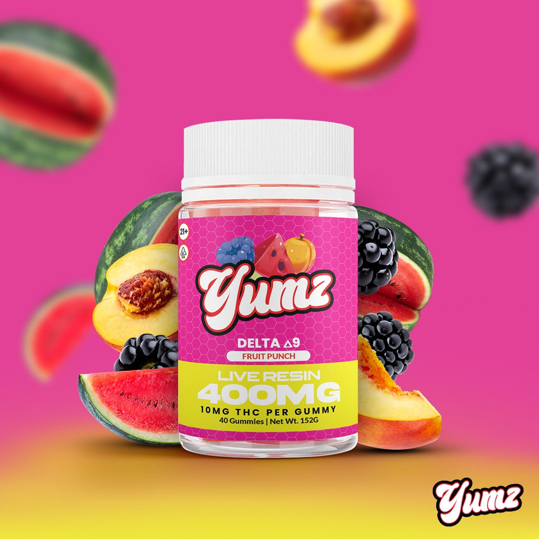 THC Gummies ( Farm Bill Compliant Delta-9 THC ) YUMZ LAB - Fruit Punch Best Price