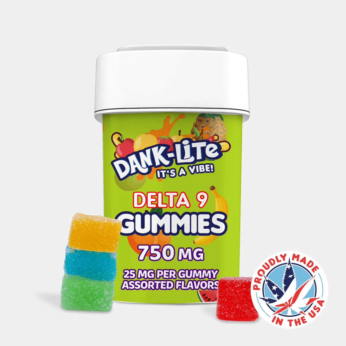 Dank Lite | Assorted Delta 9 THC Gummies - 750mg Best Price