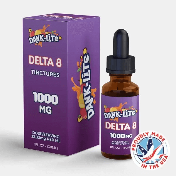 Dank Lite | Premium Delta 8 THC Tincture - 1000mg Best Price