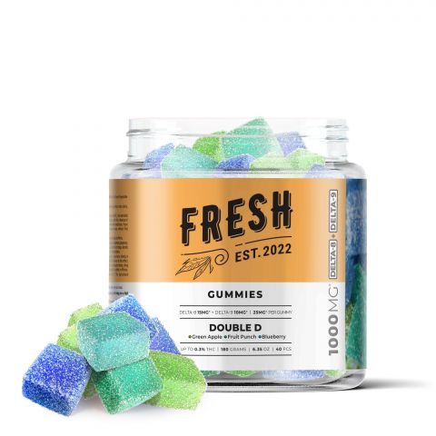Double D Gummies - Delta 8 - 1000mg - Fresh Best Price