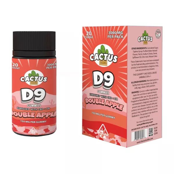 Cactus D9 Gummies 3000mg Best Price