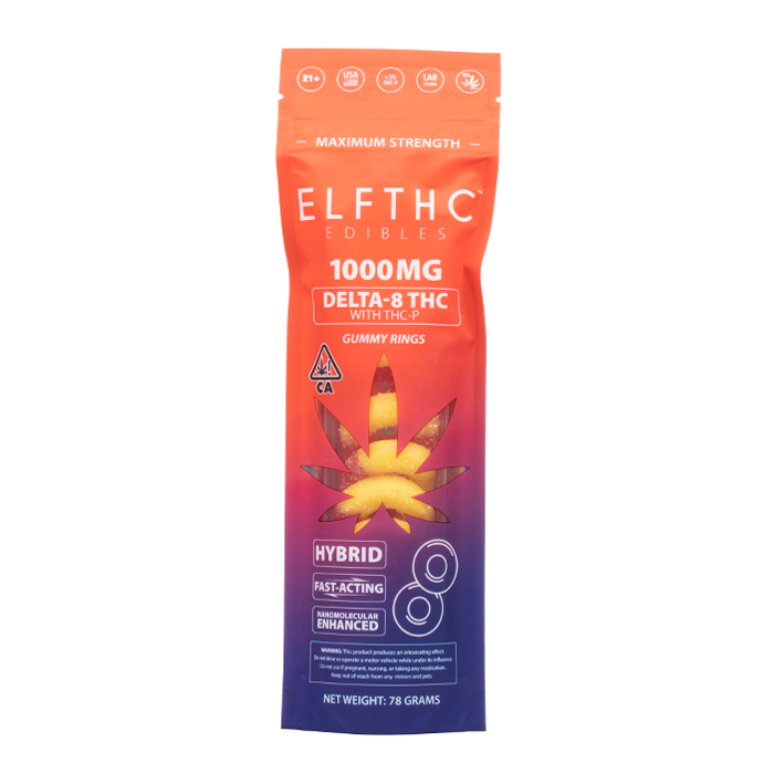 ELF THC Edibles Delta-8 THC-P Gummies 1000mg Best Price