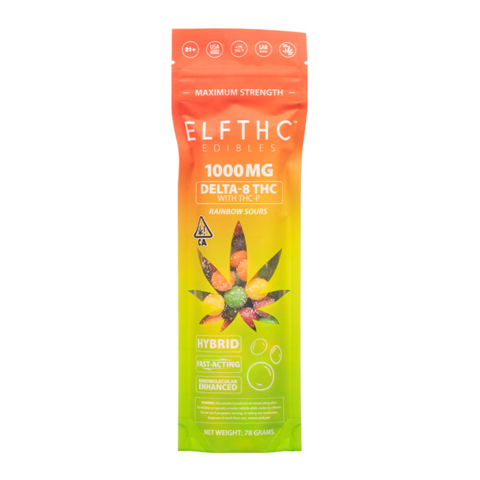 ELF THC Edibles Delta-8 THC-P Gummies 1000mg Best Price