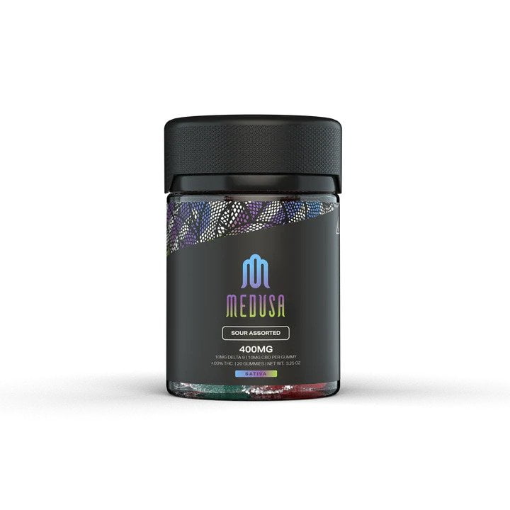 Medusa Sour Assorted 20mg Delta 9 + CBD Gummies (20pc) Best Price