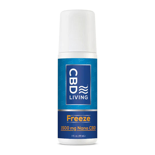 CBD Living | CBD Roll On Freeze 100mg - 4500mg Best Price