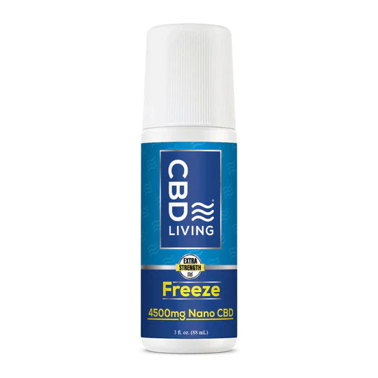 CBD Living | CBD Roll On Freeze 100mg - 4500mg Best Price