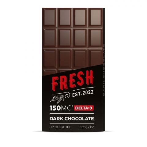 Fresh Delta 9 THC Chocolate Bar - Dark Chocolate - 150MG Best Price