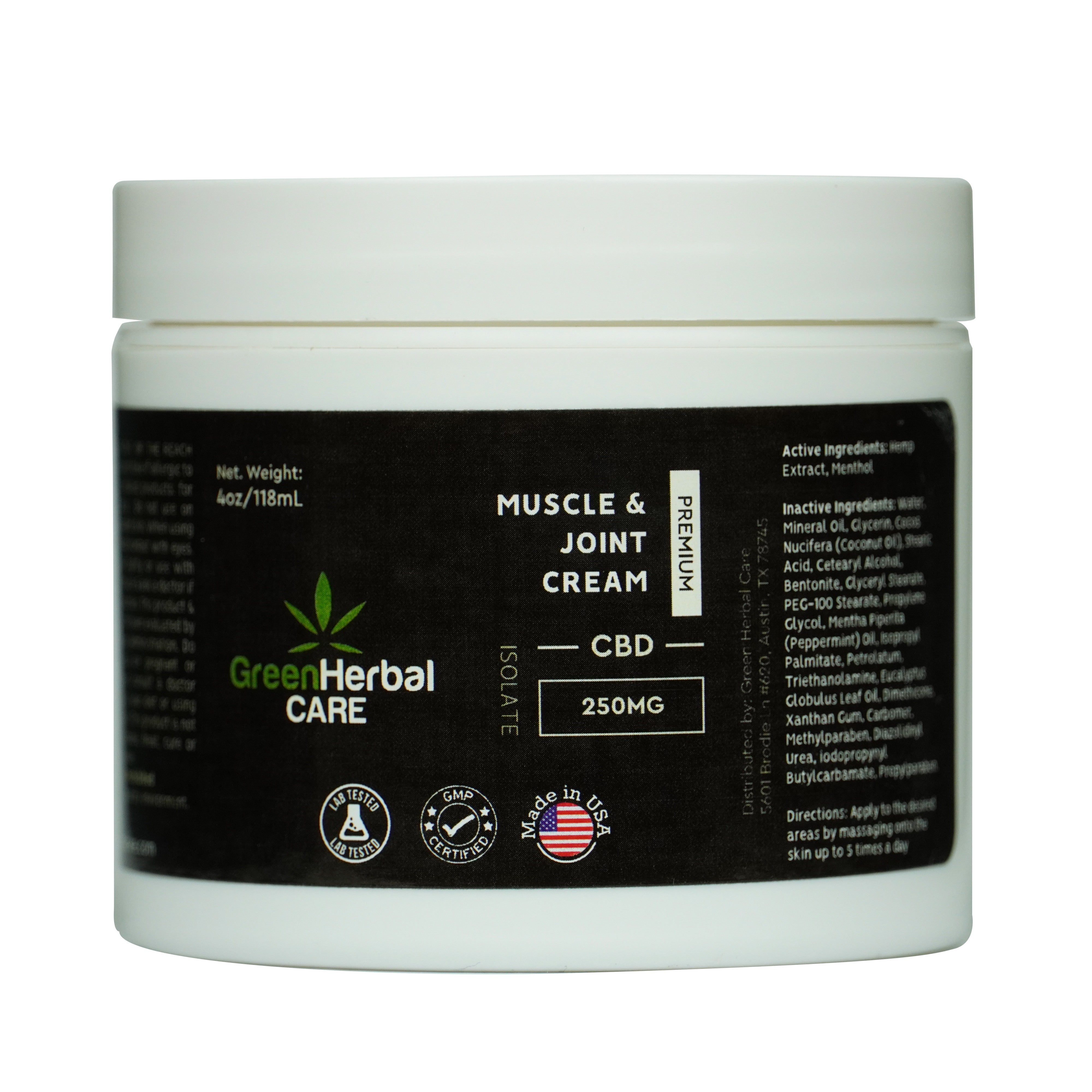 Green Herbal Care GHC Muscle and Joint CBD Cream Best Price
