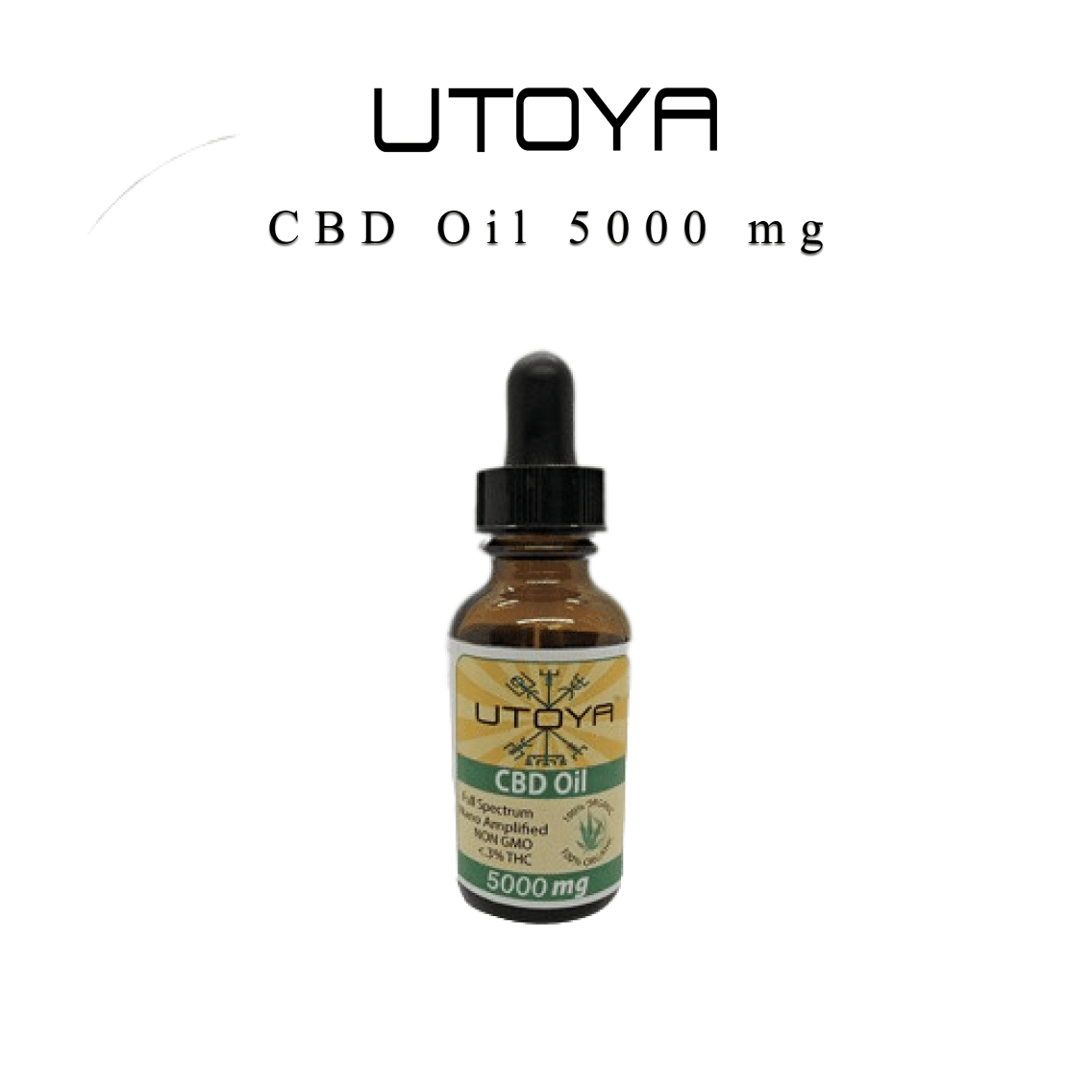 Utoya | Nano Amplified CBD Tincture 1500mg - 7500mg Best Price