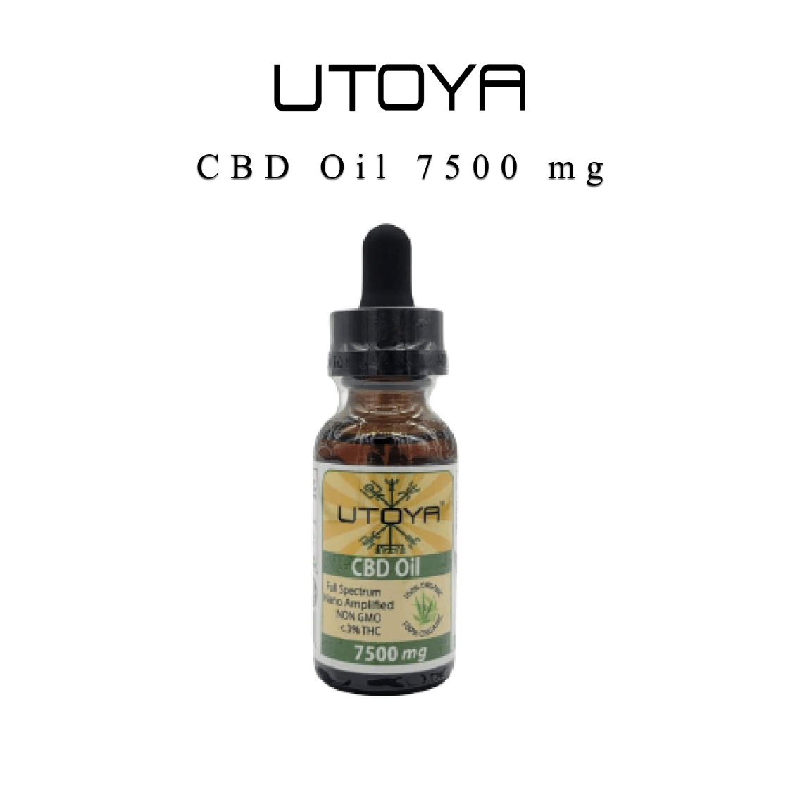 Utoya | Nano Amplified CBD Tincture 1500mg - 7500mg Best Price