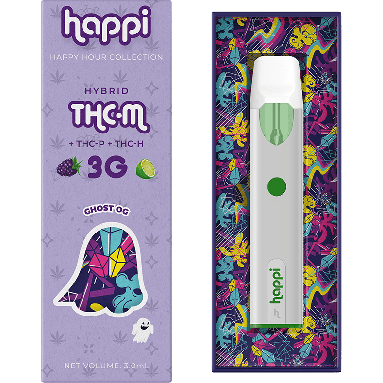 Happi Ghost OG - 3G THC-M Disposable (Hybrid) Best Price