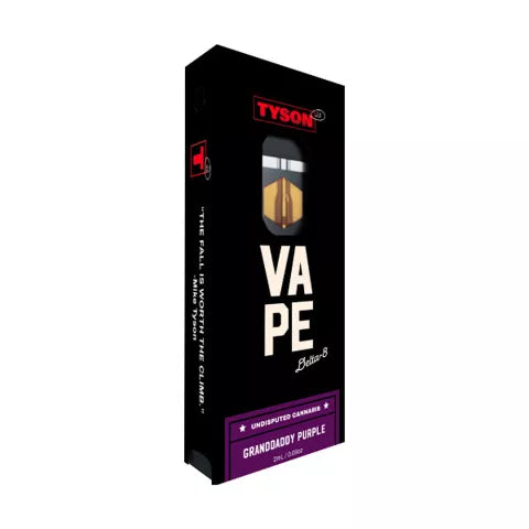 Granddaddy Purple Vape Pen - Delta 8 - Disposable - Tyson 2.0 Best Price