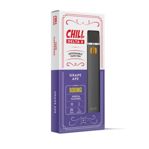 Grape Ape Delta 8 THC Vape Pen - Disposable Chill Plus 900mg (1ml) Best Price