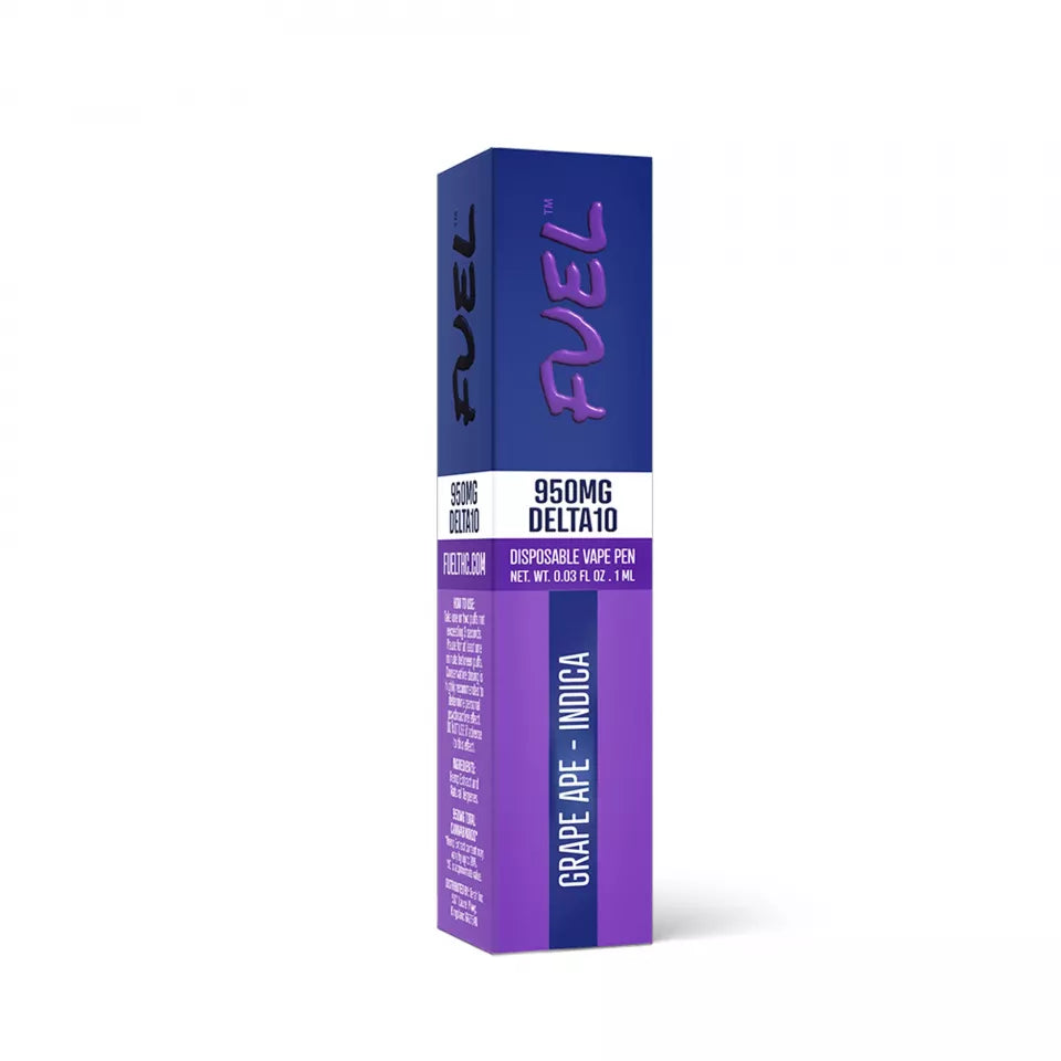 Grape Ape Strain Vape - Grape Ape Vape Pen - Delta 10 - Disposable - 950MG - Fuel Best Price